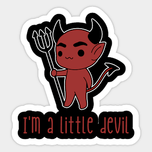 I'm A Little Devil Sticker